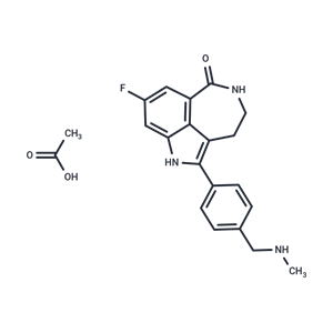 化合物 Rucaparib acetate,Rucaparib acetate