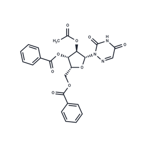 化合物 1-(2’-O-Acetyl-3’,5’-bis-O-benzoyl-b-D-xylofuranosyl)-6-azauracil|TNU1348|TargetMol