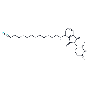 化合物 Pomalidomide 4'-PEG3-azide|T39806|TargetMol