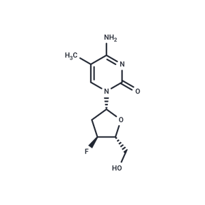 化合物 2’,3’-Dideoxy-3’-fluoro-5-methylcytidine|TNU0991|TargetMol