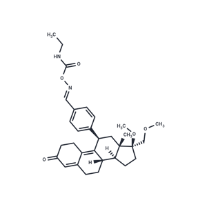 化合物 Asoprisnil ecamate|T26669|TargetMol