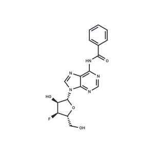 化合物 N6-Benzoyl-3’-deoxy-3’-fluoroadenosine|TNU1244|TargetMol