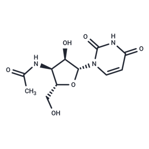 化合物 3’-N-Acetyl-3’-amino-3’-deoxyuridine|TNU0504|TargetMol