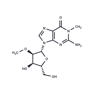 化合物 N1,2’-O-dimethylguanosine|TNU0420|TargetMol