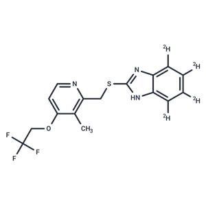 化合物 Lansoprazole Sulfide D4|T11817|TargetMol