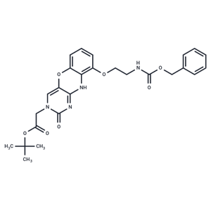 化合物 N1-(tert-Butoxycarbonylmethyl)-6-[2-(N-Cbz-amino)ethoxy)]-phenoxazine|TNU1456|TargetMol