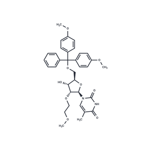 化合物 5’-O-(4,4’-Dimethoxytrityl)-2’-O-(2-methoxyethyl)-5-methyluridine|TNU1094|TargetMol