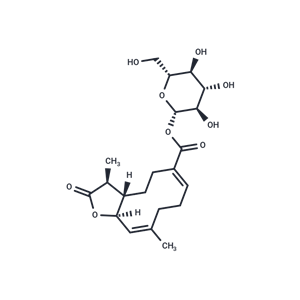 化合物 11β,13-Dihydrotaraxinic acid β-D-glucopyranosyl ester|TN6271|TargetMol