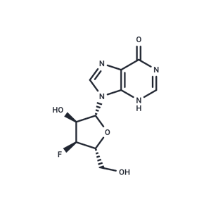 化合物 3’-Deoxy-3’-fluoroinosine|TNU0201|TargetMol