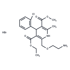 化合物 Amlodipine hydrobromide|T30000|TargetMol