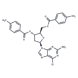 化合物 2-Amino-6-chloropurine-9-beta-D-(2’-deoxy-3’,5’-di-(O-p-toluoyl))riboside|TNU0756|TargetMol