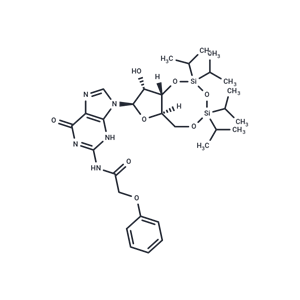 化合物 3’,5’-TIPS-N-PAc-Guanosine,3’,5’-TIPS-N-PAc-Guanosine