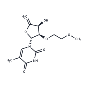 化合物 4’,5’-Didehydro-2’-O-(2-methoxyethyl)-5-methyluridine|TNU1163|TargetMol