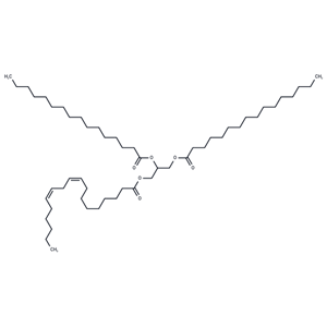 化合物 1,2-Dipalmitoyl-3-Linoleoyl-rac-glycerol|T85099|TargetMol