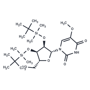 化合物 2’,3’-Bis(O-(t-butyldimethylsilyl)-5-methoxyuridine|TNU1180|TargetMol