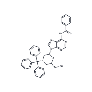 化合物 N6-Benzoyl-7’-OH-N-trityl morpholino adenosine|TNU0644|TargetMol