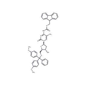 化合物 5’-O-(4,4’-Dimethoxytrityl)-2'-deoxy-N4-[(9H-fluoren-9-ylmethoxy) carbonyl]-5-methylcytidine|TNU1225|TargetMol