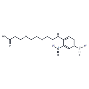 化合物 DNP-NH-PEG2-C2-acid,DNP-NH-PEG2-C2-acid