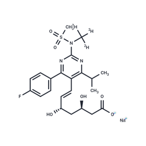 化合物 Rosuvastatin D3 Sodium|T12757|TargetMol