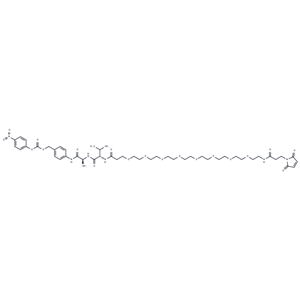 化合物 Mal-amide-PEG8-Val-Ala-PAB-PNP|T77868|TargetMol