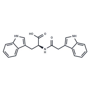 N-(3-吲哚乙?；?-L-色氨酸,Tryptophan, N-indol-3-ylacetyl- (6CI)