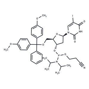 化合物 5’-O-DMTr-2’-deoxy-5-iodouridine-3’-CED Phosphoramidite|TNU0676|TargetMol