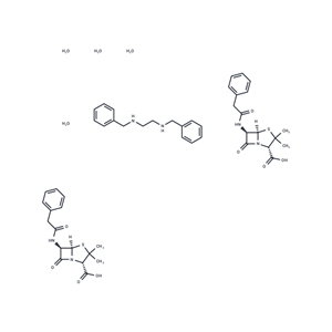 化合物 Penicillin G benzathine tetrahydrate,Penicillin G benzathine tetrahydrate