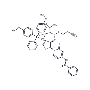 化合物 DMTr-TNA-C(Bz)-amidite; 1-{2’-O-[(2-Cyanoethoxy)(diisopropyl amino)phosphino]-3’-O-[(4,4’-dimethoxytriphenyl)methyl]-a-L-threofuranosyl}-N4-benzoylcytosine,DMTr-TNA-C(Bz)-amidite