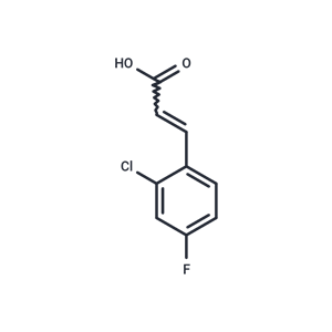 化合物 2-Chloro-4-fluorocinnamic acid|T67369|TargetMol