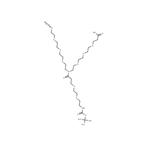 化合物 N-(Azido-PEG3)-N-(PEG2-NH-Boc)-PEG3-acid|T18384|TargetMol