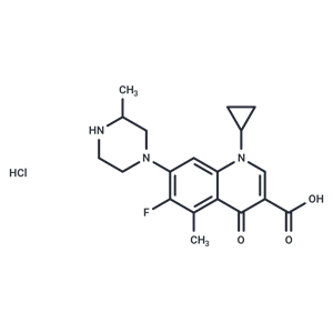 化合物 Grepafloxacin Hydrochloride|T31996|TargetMol