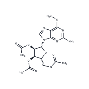 化合物 2’,3’,5’-Tri-O-acetyl-6-S-methyl-6-thio-guanosine,2’,3’,5’-Tri-O-acetyl-6-S-methyl-6-thio-guanosine