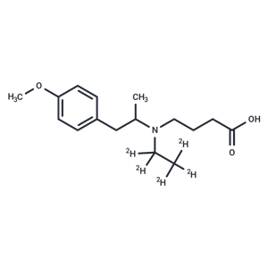 化合物 Mebeverine?Acid-d5|TMIH-0322|TargetMol