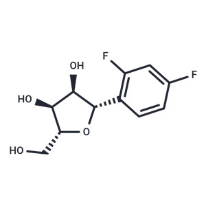 化合物 (1S)-1,4-Anhydro-1-C-(2,4-difluorophenyl)-D-ribitol,(1S)-1,4-Anhydro-1-C-(2,4-difluorophenyl)-D-ribitol