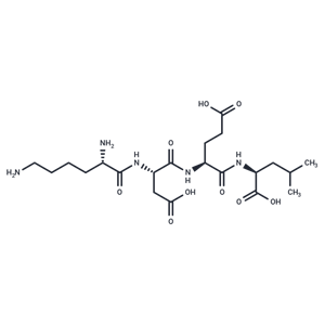 化合物 Lysyl-aspartyl-glutamyl-leucine|T33087|TargetMol