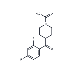 化合物 1-(4-(2,4-Difluorobenzoyl)piperidin-1-yl)ethanone|T67102|TargetMol