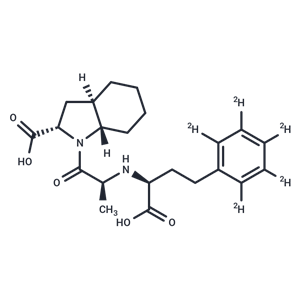 化合物 Trandolaprilate D5|T13196|TargetMol