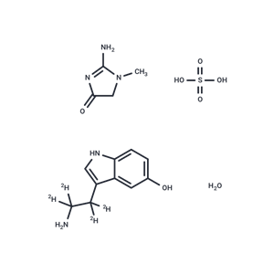 5-羥色胺-d4肌酸酐硫酸鹽復(fù)合物H2O|TMID-0231|TargetMol