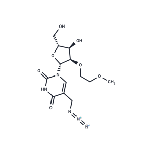 化合物 5-(Azidomethyl)-2’-O-(2-methoxyethyl)uridine|TNU0335|TargetMol