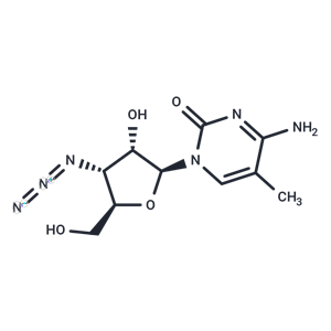 化合物 3’-Azido-3’-deoxy-5-methyl-beta-L-cytidine|TNU0349|TargetMol