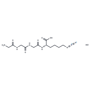 化合物 H-(Gly)3-Lys(N3)-OH hydrochloride|T84780|TargetMol