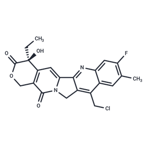 化合物 9-Chloromethyl-10-hydroxy-11-F-Camptothecin|T79883|TargetMol