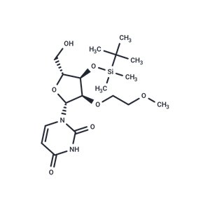 化合物 3’-O-(t-Butyldimethylsilyl)-2’-O-(2-methoxyethyl) uridine|TNU1283|TargetMol