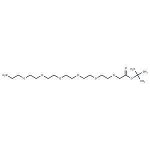 氨基-六聚乙二醇-乙酸叔丁酯,NH2-PEG6-C1-Boc