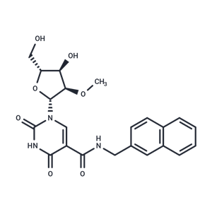 化合物 5-Naphthyl-beta-methylaminocarbony-2’-O-methyl-uridine,5-Naphthyl-beta-methylaminocarbony-2’-O-methyl-uridine