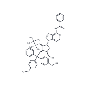 化合物 N6-Benzoyl-3’-O-(4,4’-dimethoxytrityl)-2’-O-t-butyldimethylsilyladenosine,N6-Benzoyl-2