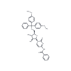 化合物 N4-Benzo yl-5’-O-(4,4’-dimethoxytrityl)-aracytidine|TNU1504|TargetMol