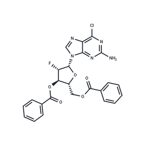 化合物 2-Amino-6-chloropurine -9-beta-D-(2’-deoxy-3’,5’-di-O-benzoyl-2’-fluoro)arabinoriboside|TNU0751|TargetMol