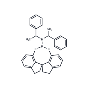 化合物 (11aR)-10,11,12,13-Tetrahydro-N,N-bis[(1R)-1-phenylethyl]diindeno[7,1-de:1',7'-fg][1,3,2]dioxaphosphocin-5-amine|T66952|TargetMol