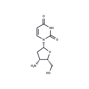 化合物 3’-b-Amino-2’,3’-dideoxyuridine|TNU0971|TargetMol